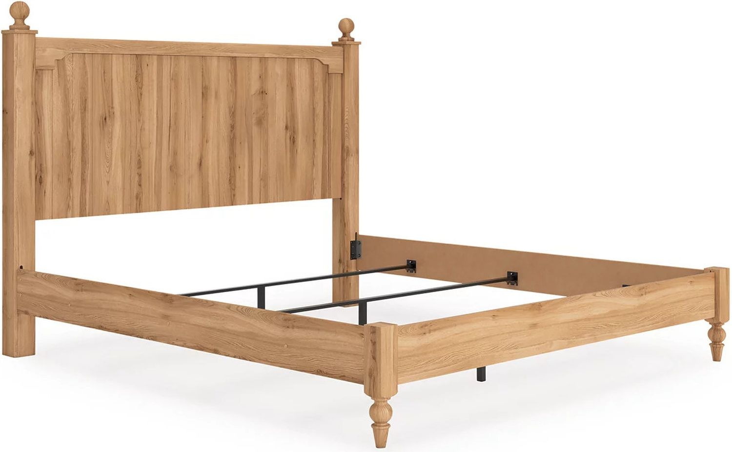 Bestmere King Panel Bed In Warm Brown NCB1075B8