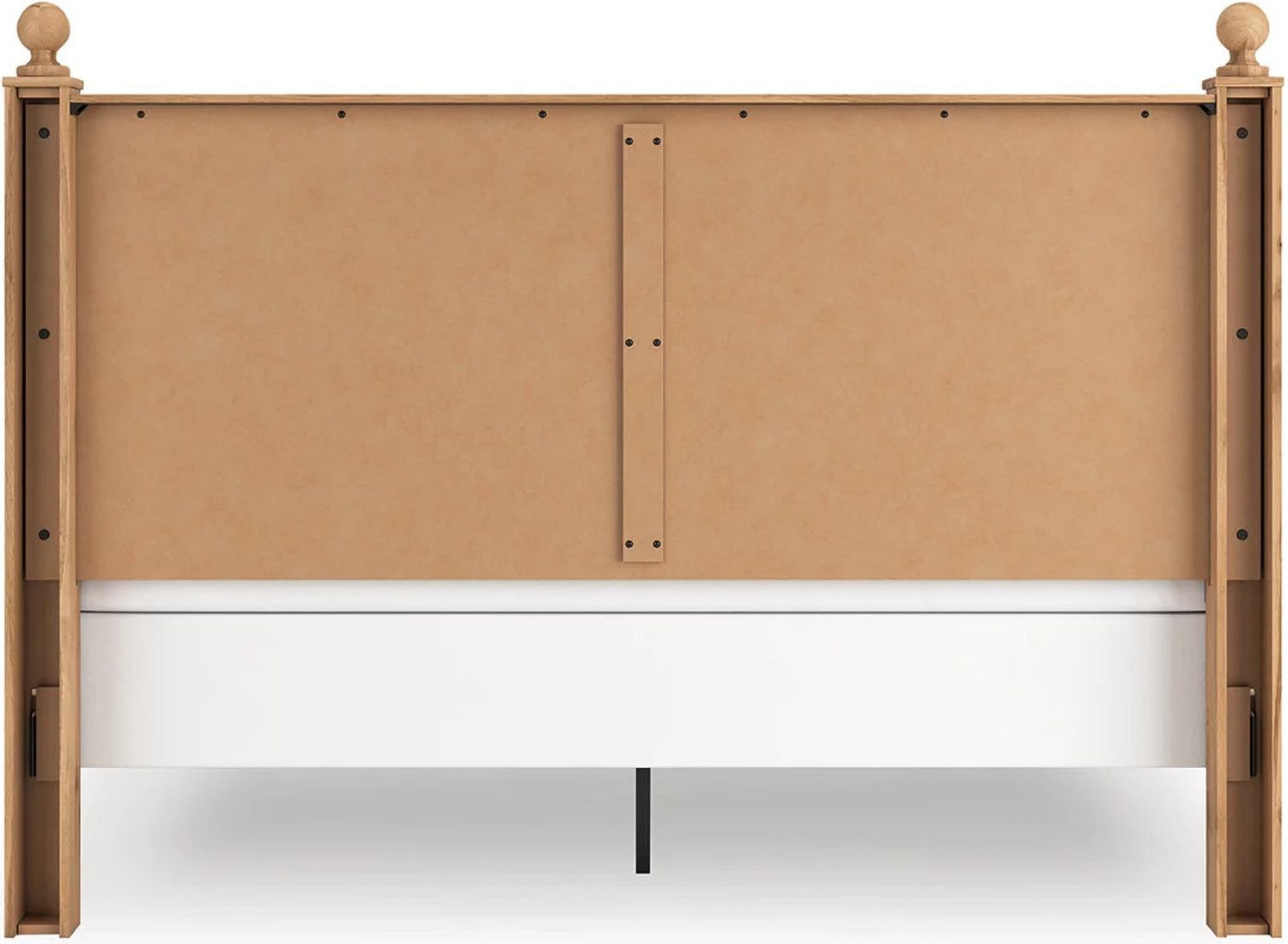 Bestmere King Panel Bed In Warm Brown NCB1075B8