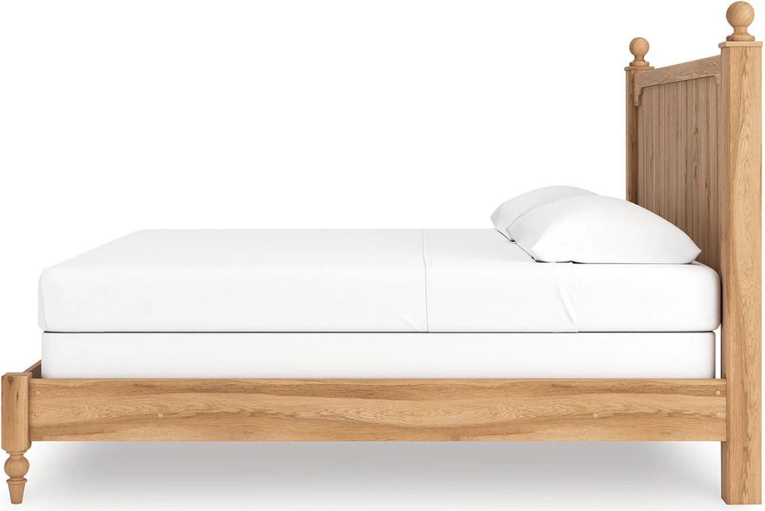 Bestmere King Panel Bed In Warm Brown NCB1075B8