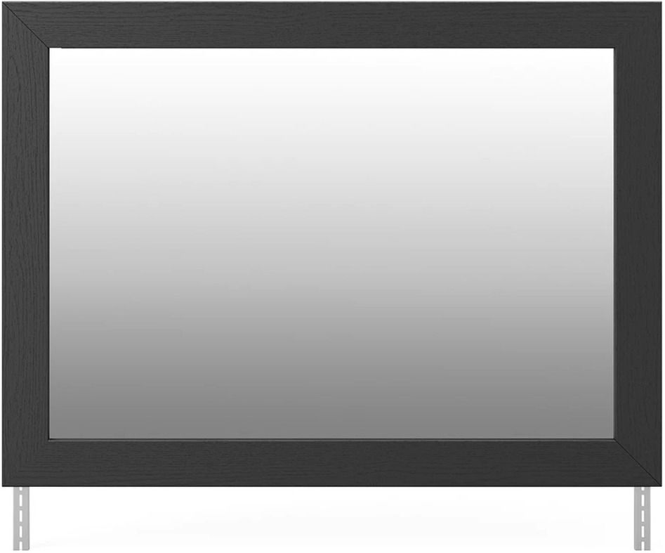 Ryderton Bedroom Mirror In Black NCB111836