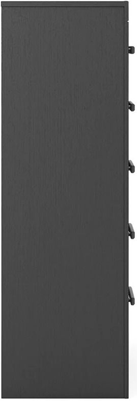 Ryderton Five Drawer Chest In Black and Gray NCB111846