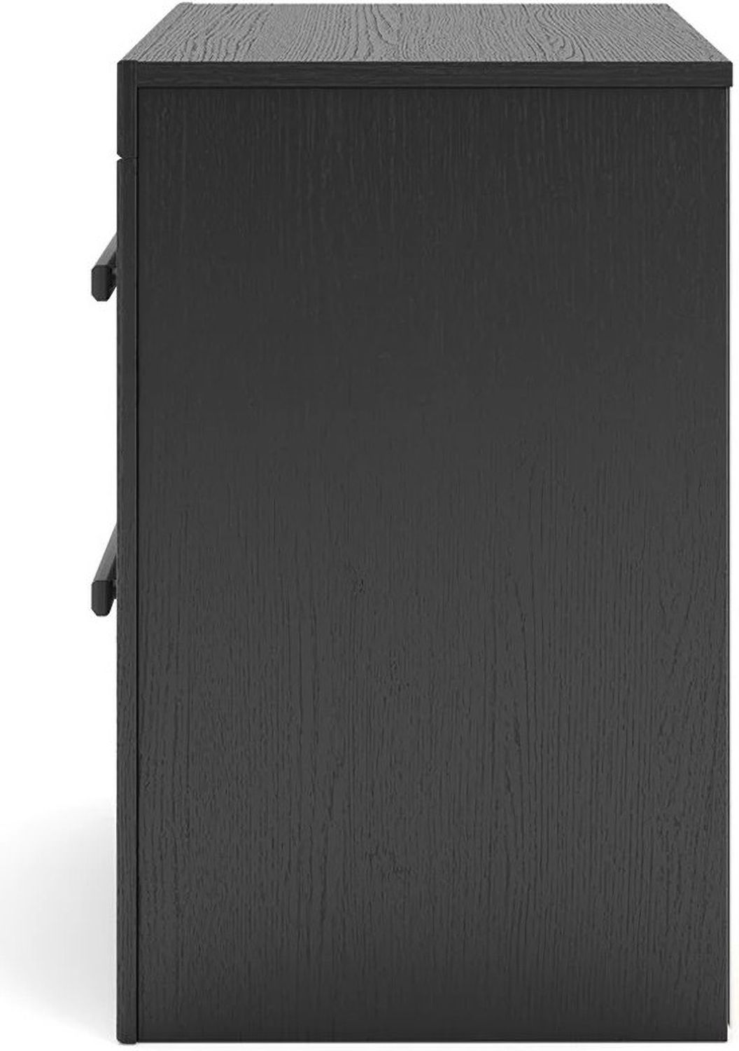 Ryderton Two Drawer NightStand In Black and Gray NCB111892
