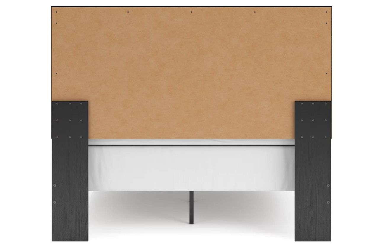 Ryderton Queen Panel Bed In Black and Gray NCB1118B4