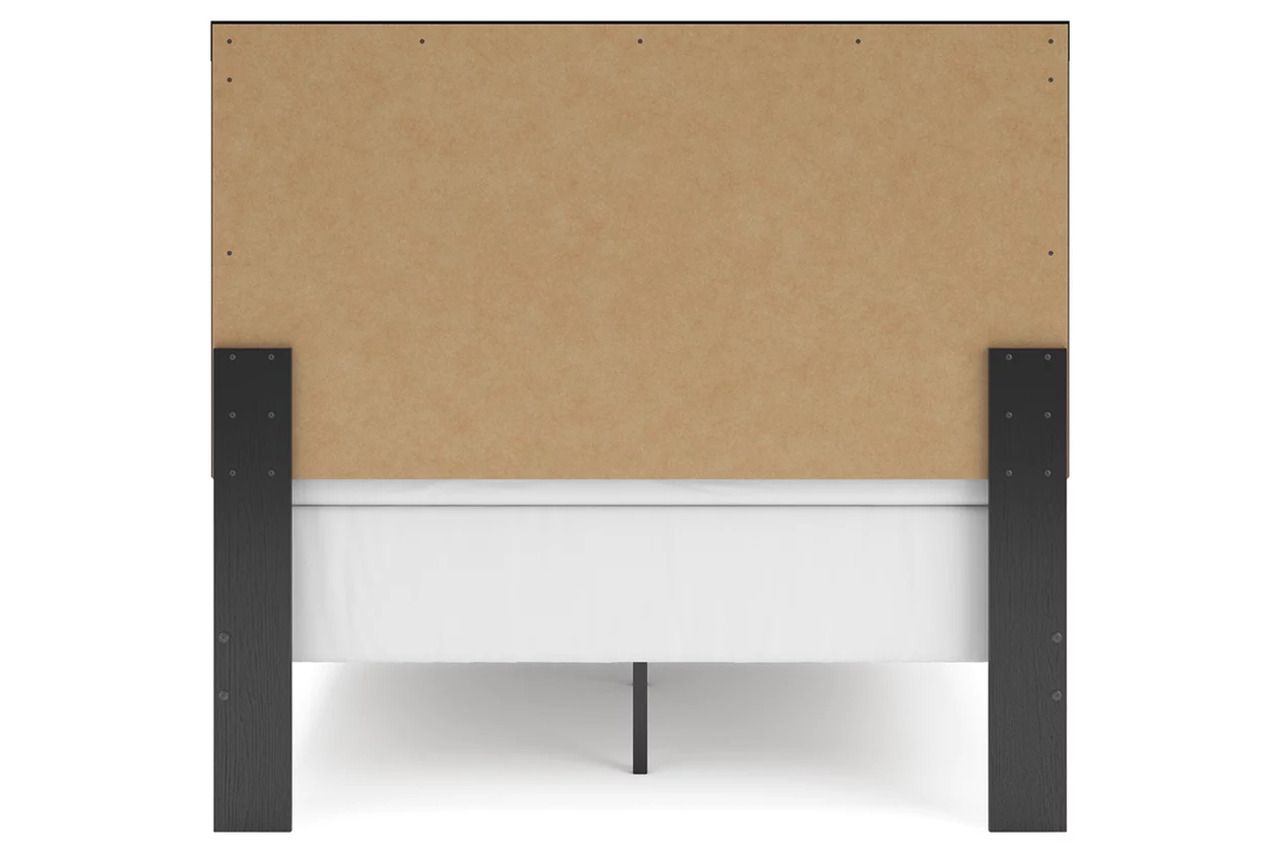 Ryderton Full Panel Bed In Black and Gray NCB1118B9