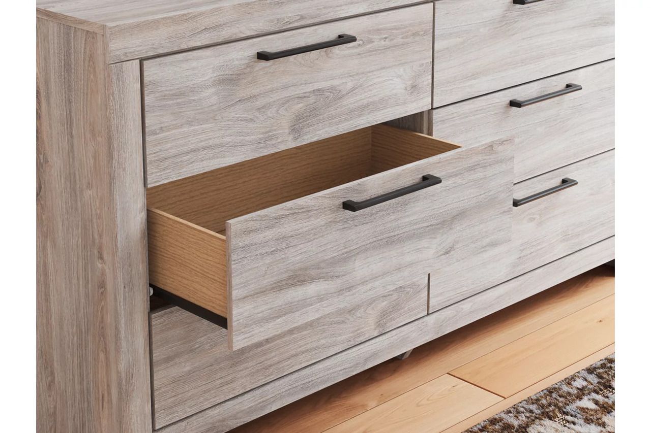 Ryderton Six Drawer Dresser In Gray NCB112031