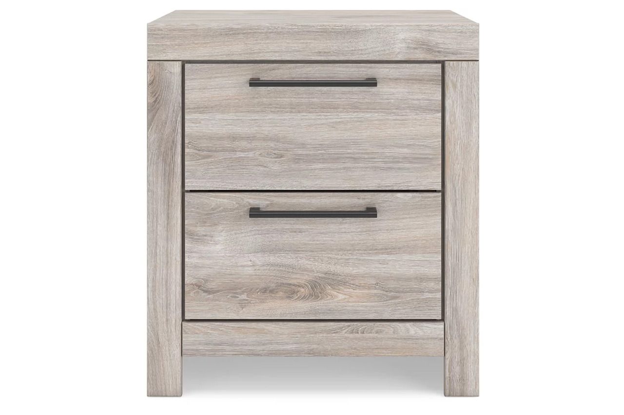 Ryderton Two Drawer NightStand In Gray NCB112092