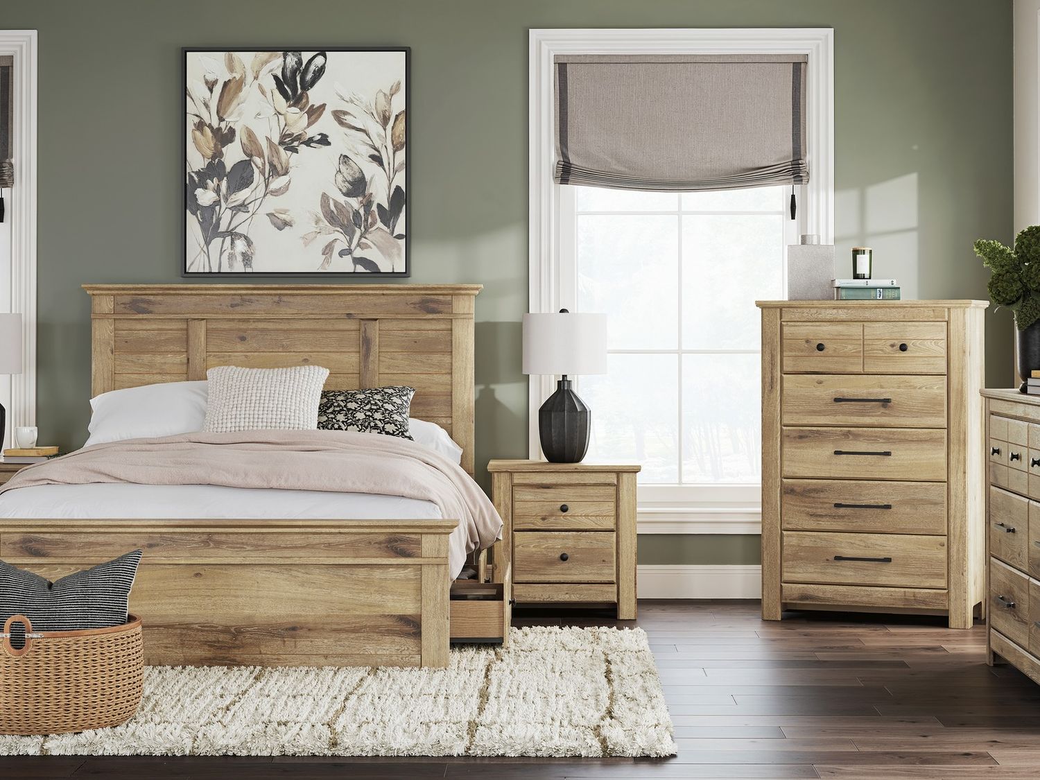 Allihauser Chest of Drawers In Tan NCB117046