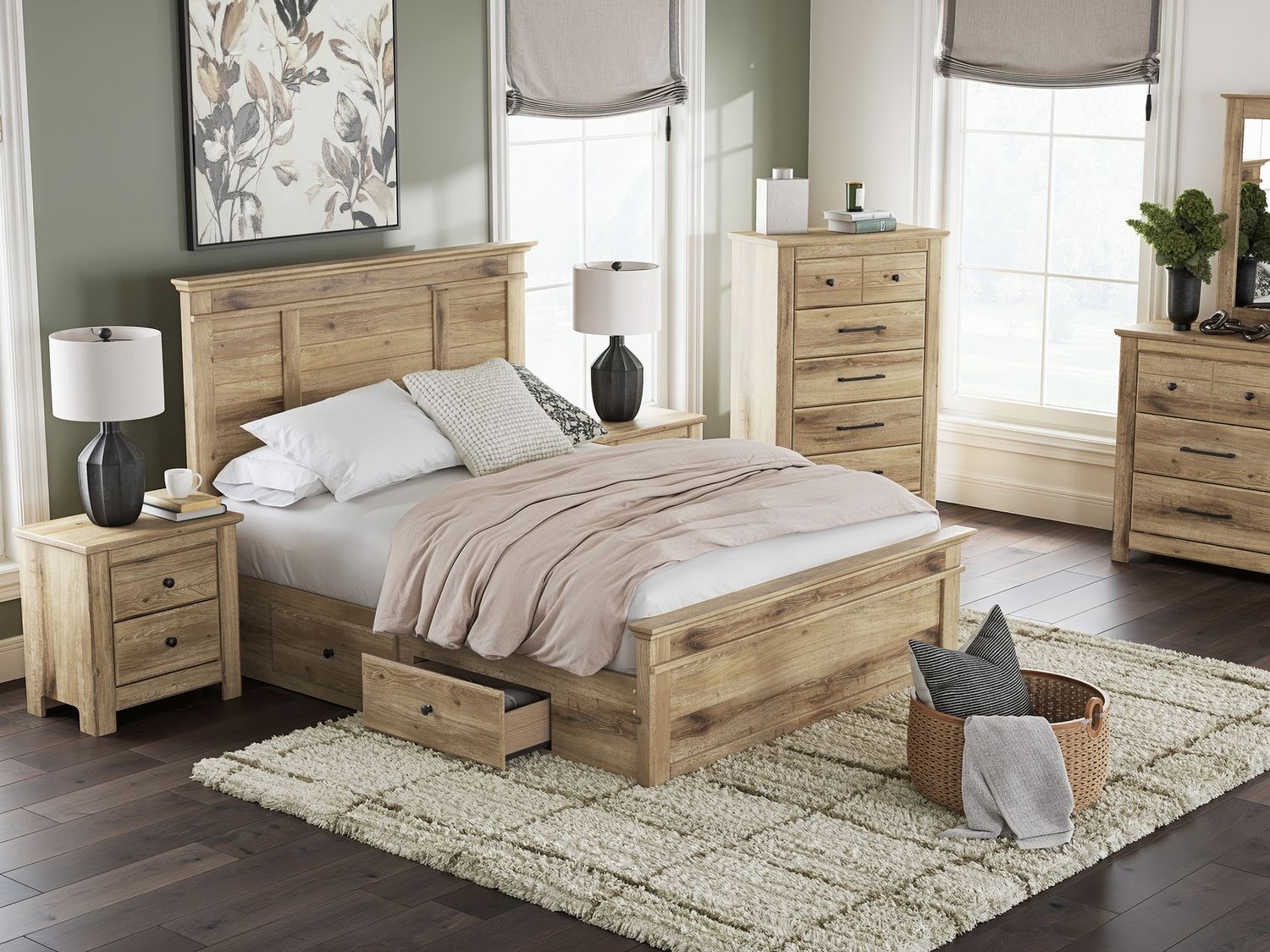 Allihauser Chest of Drawers In Tan NCB117046