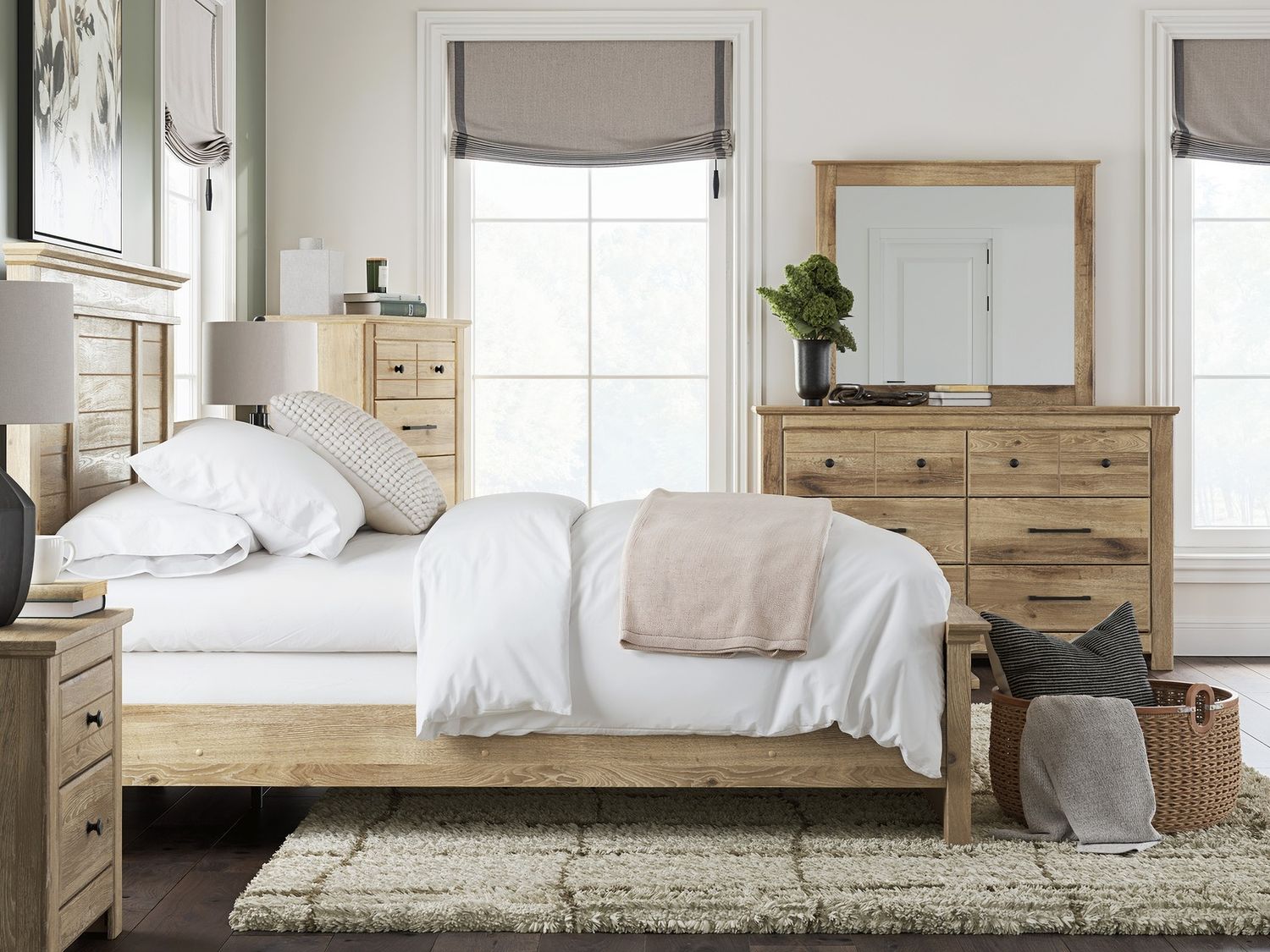 Allihauser Chest of Drawers In Tan NCB117046