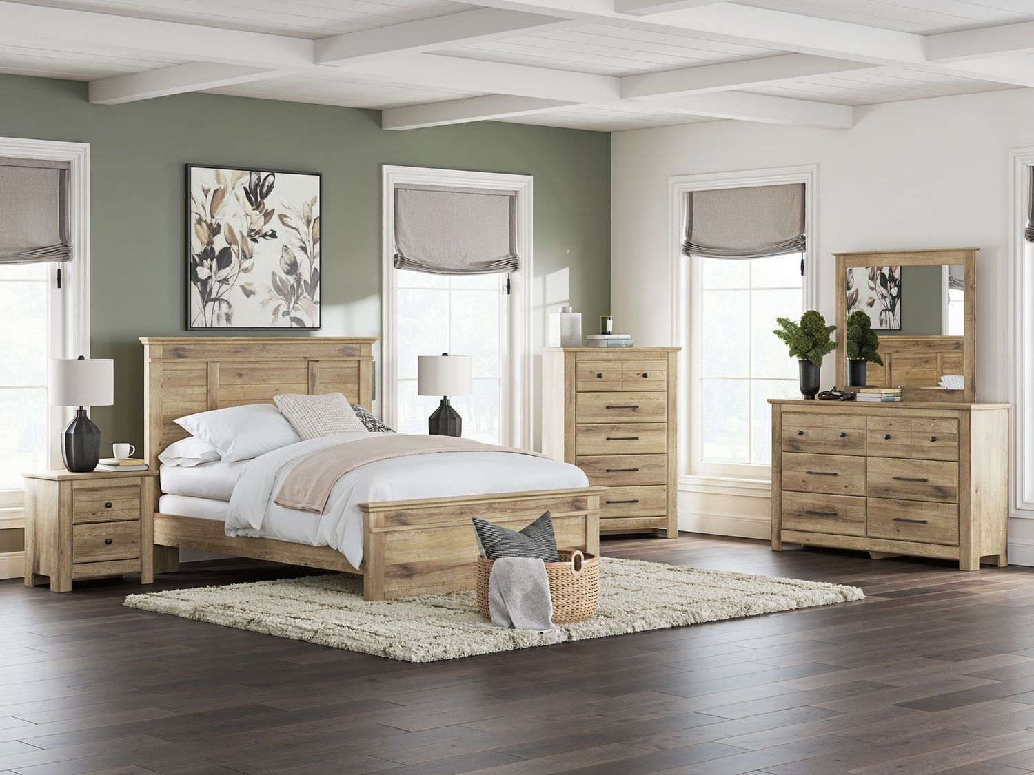 Allihauser Chest of Drawers In Tan NCB117046