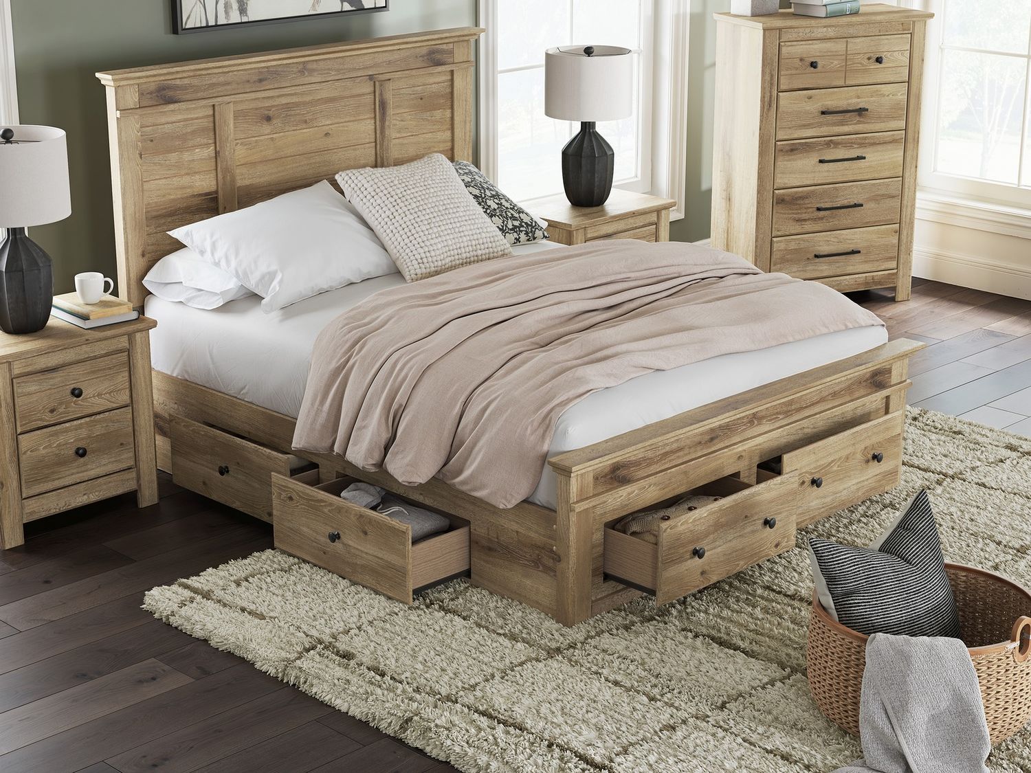 Allihauser Chest of Drawers In Tan NCB117046
