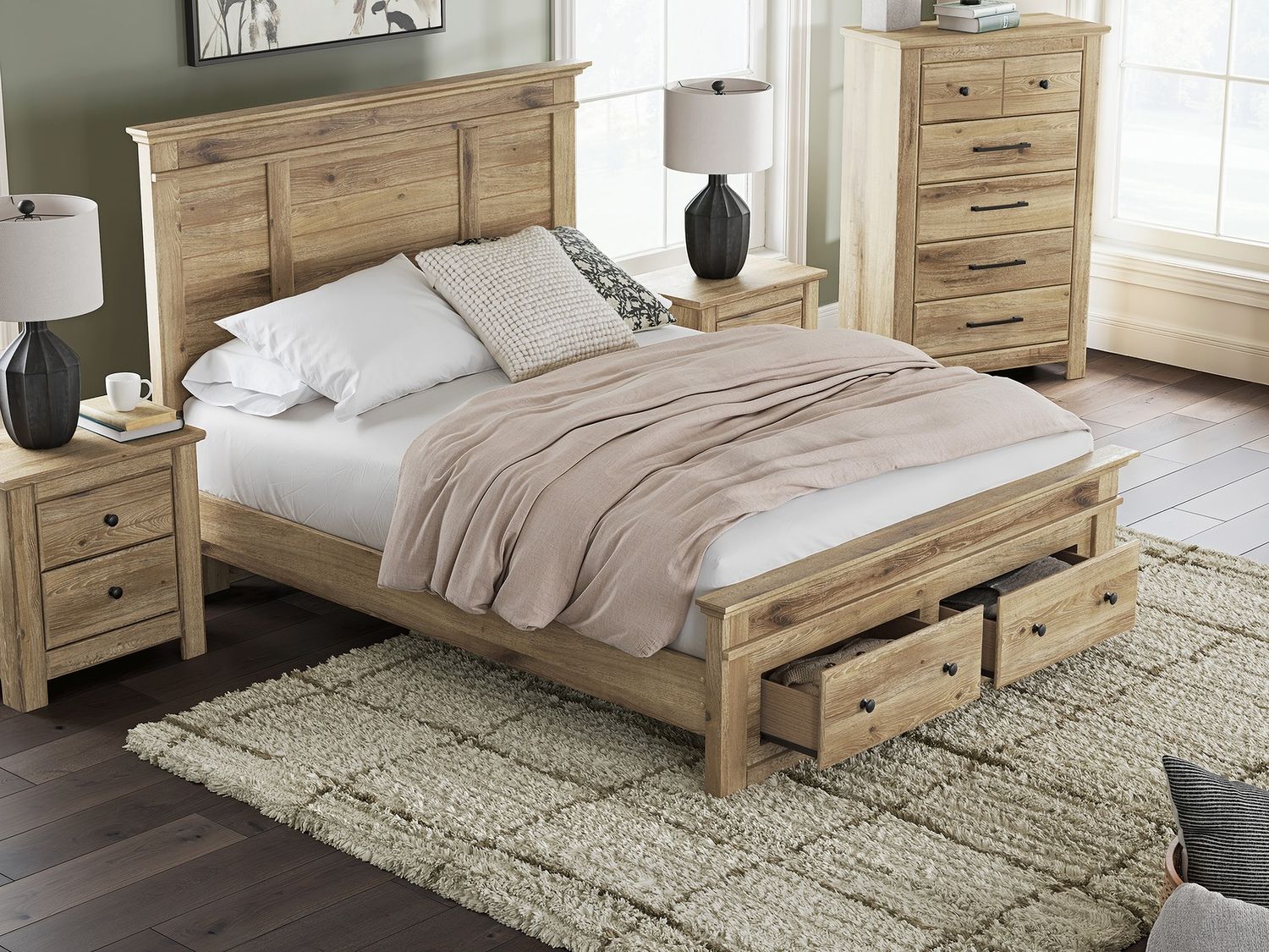 Allihauser Chest of Drawers In Tan NCB117046