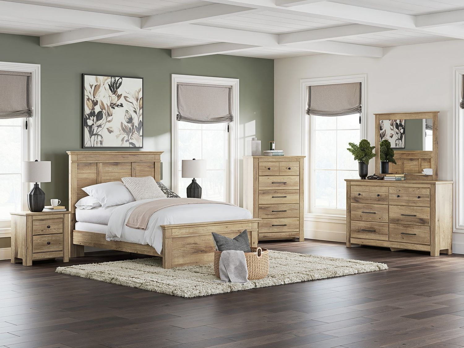 Allihauser Chest of Drawers In Tan NCB117046