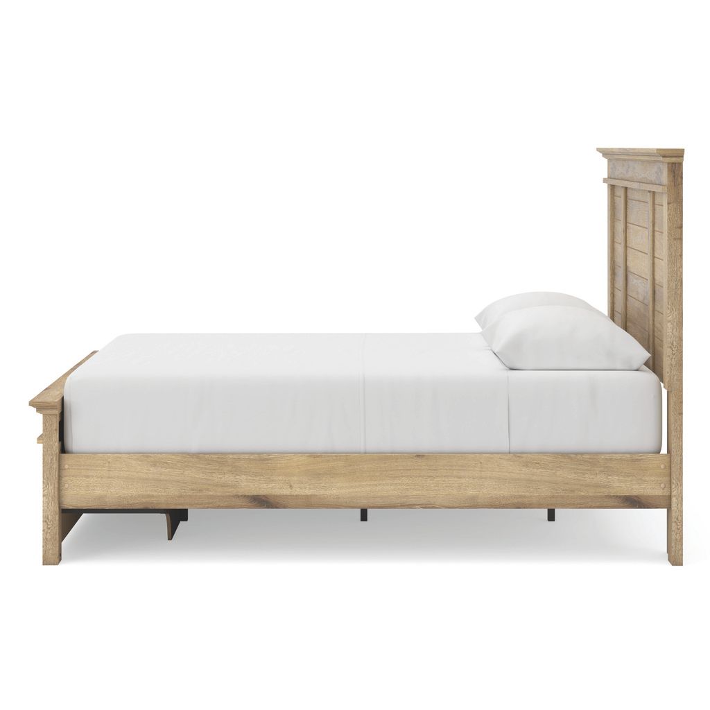 Allihauser Queen Panel Storage Bed In Tan NCB1170B10