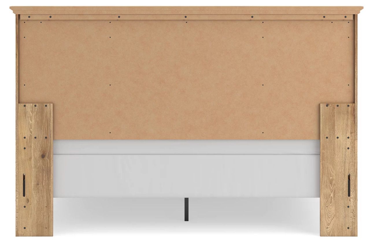 Allihauser King Panel Bed In Tan NCB1170B12