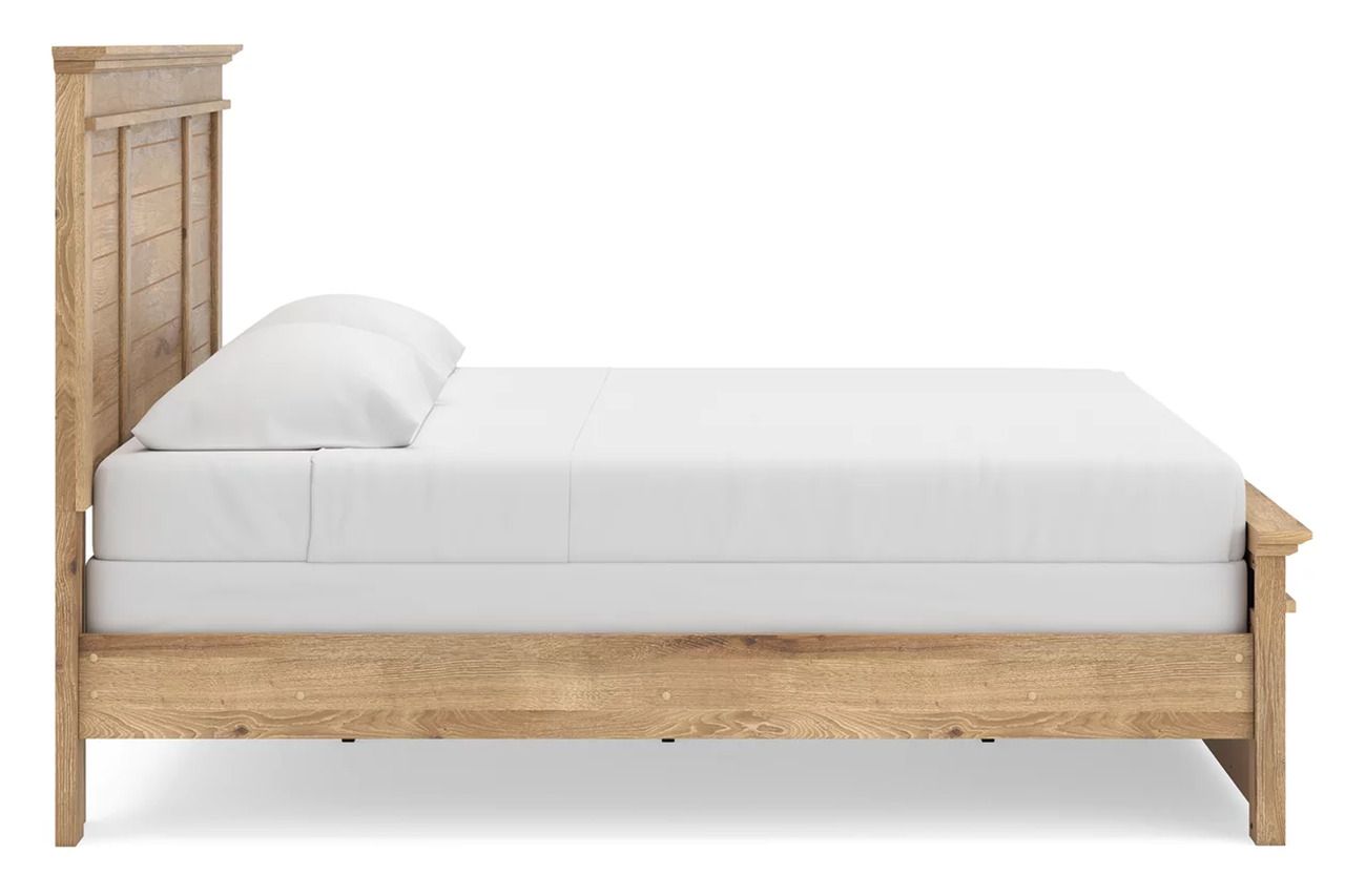 Allihauser King Panel Bed In Tan NCB1170B12