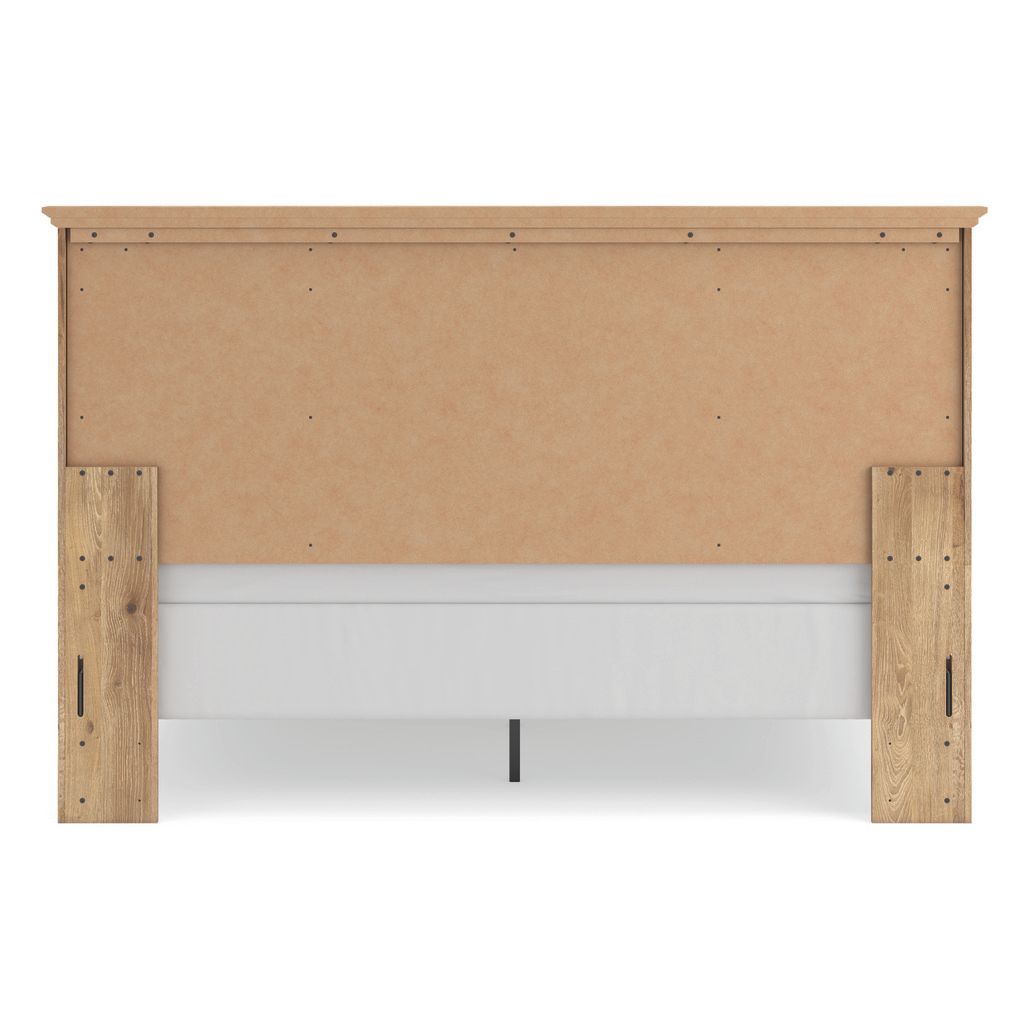 Allihauser King Panel Bed In Tan NCB1170B12