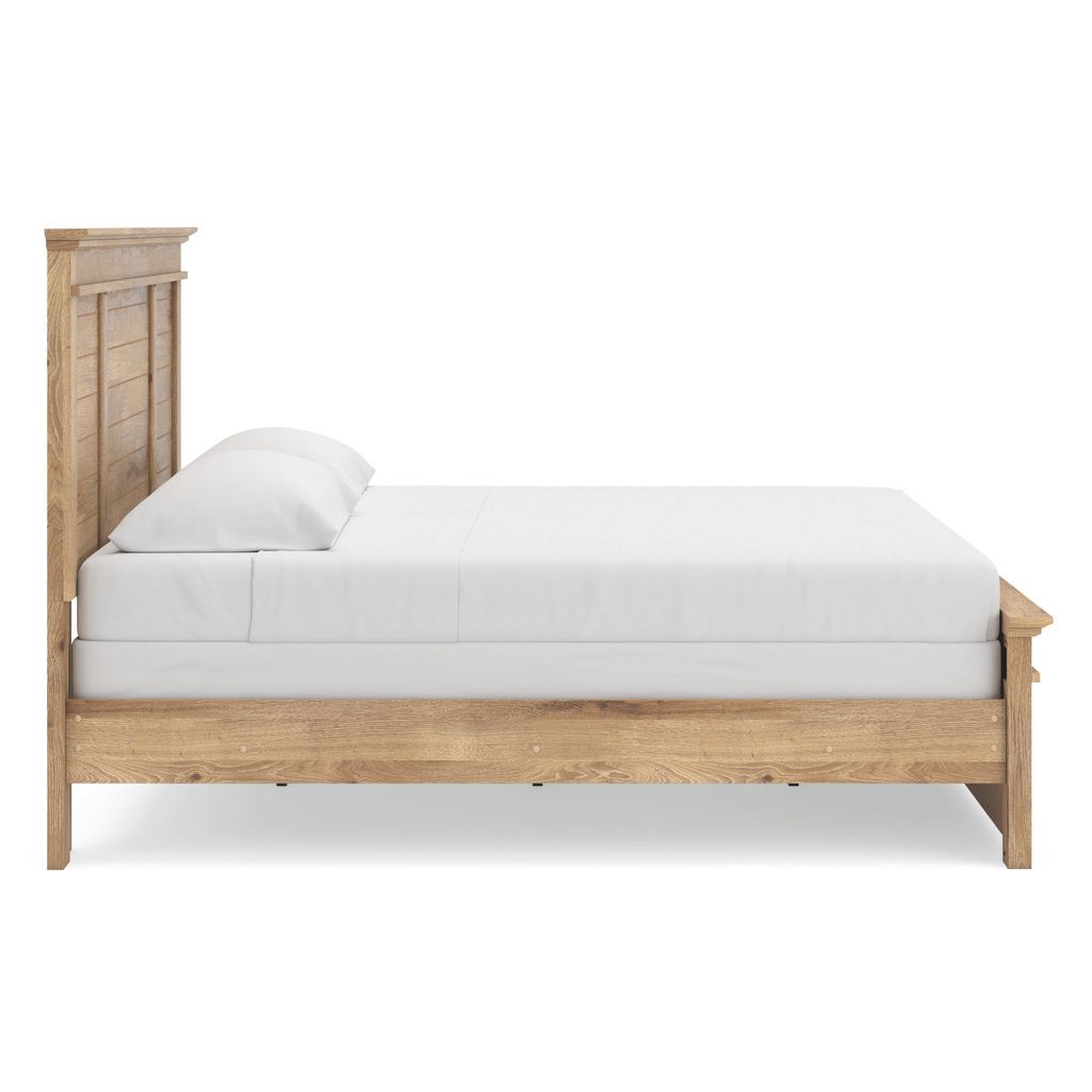 Allihauser King Panel Bed In Tan NCB1170B12