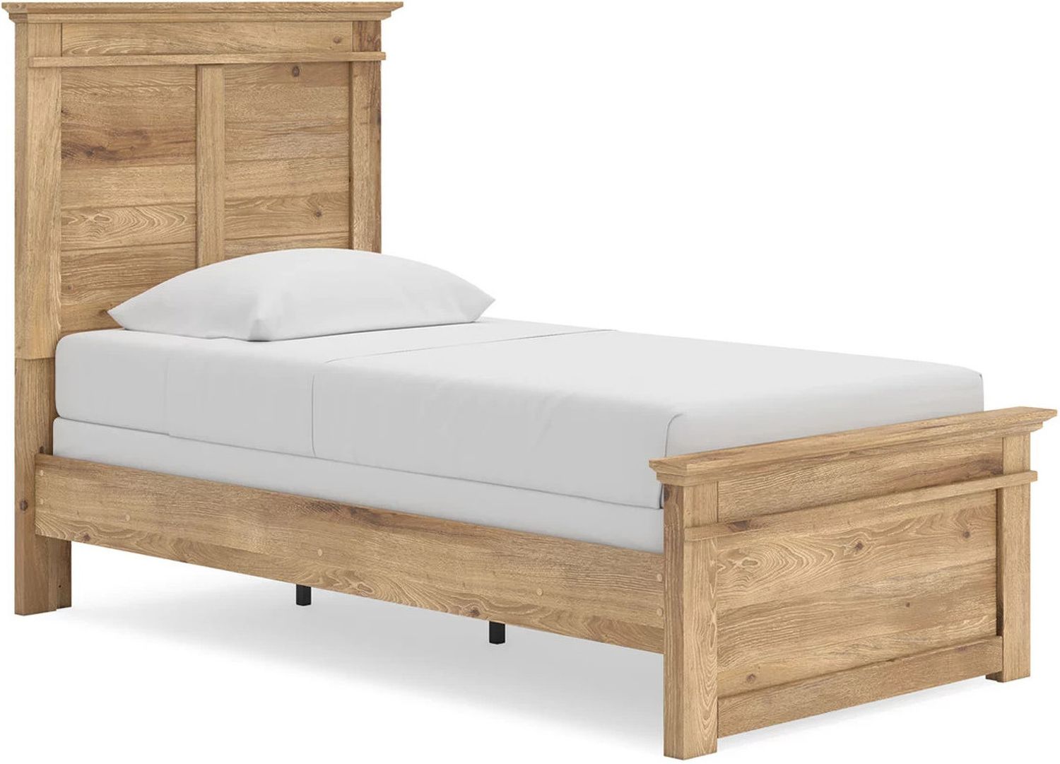 Allihauser Twin Panel Bed In Tan NCB1170B18