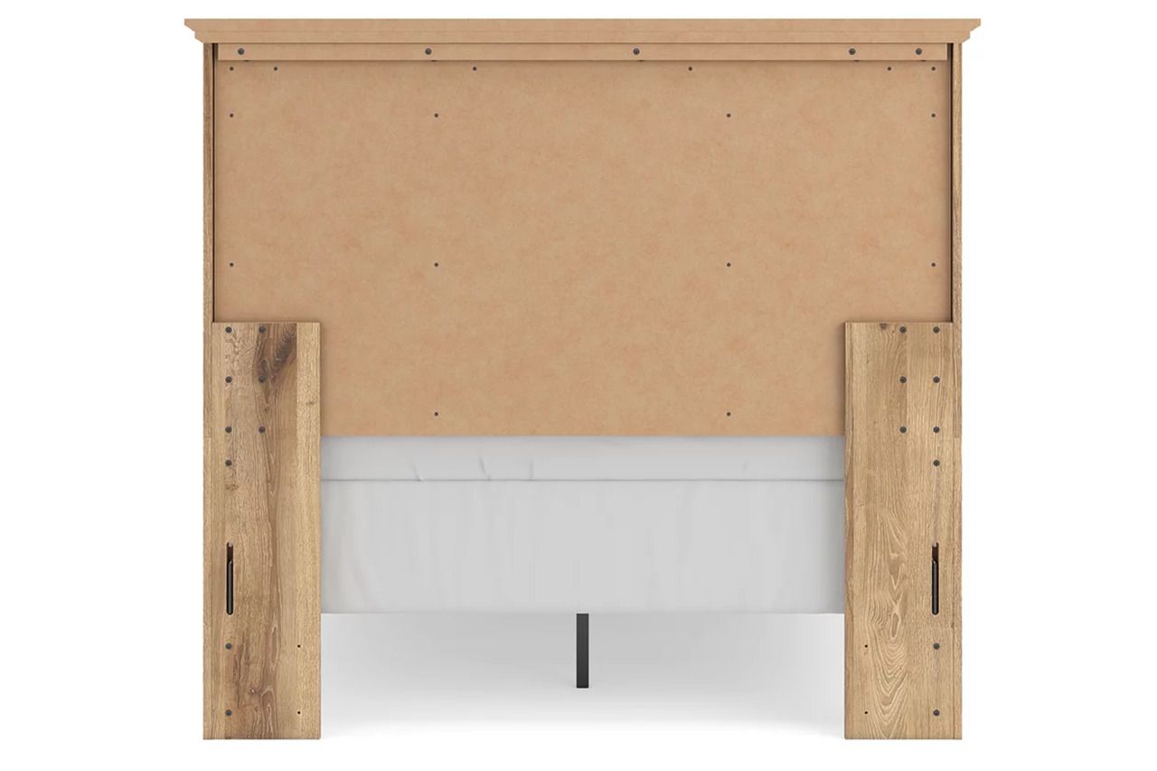 Allihauser Full Panel Bed In Tan NCB1170B19