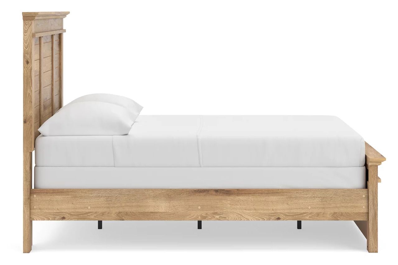 Allihauser Full Panel Bed In Tan NCB1170B19