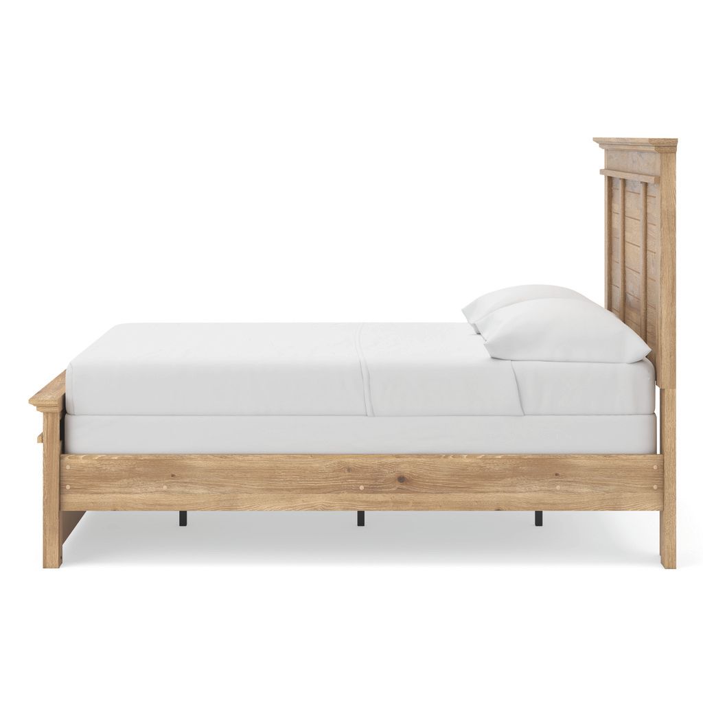 Allihauser Full Panel Bed In Tan NCB1170B19