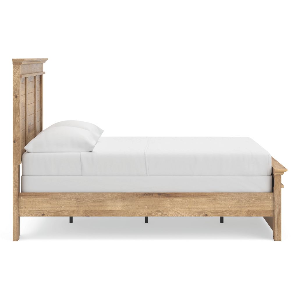 Allihauser Full Panel Bed In Tan NCB1170B19