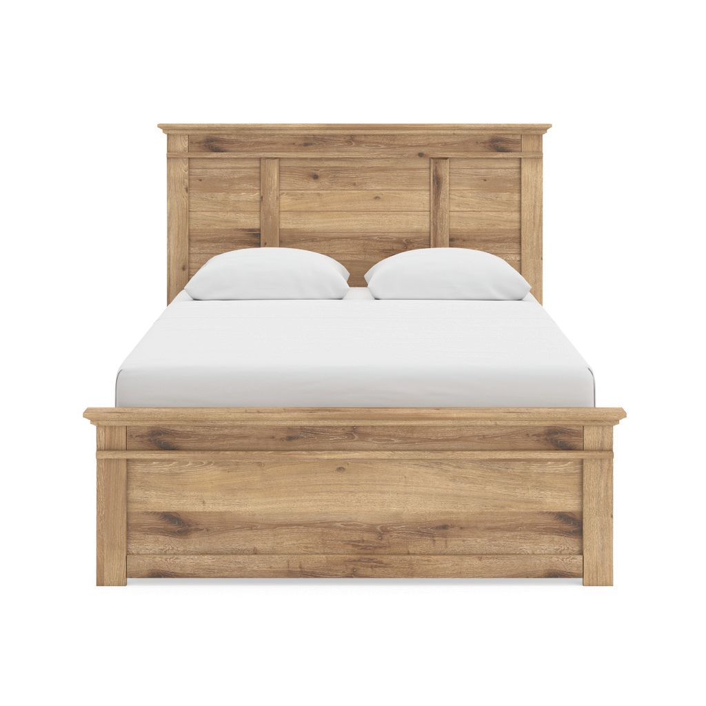 Allihauser Queen Panel Bed In Tan NCB1170B2