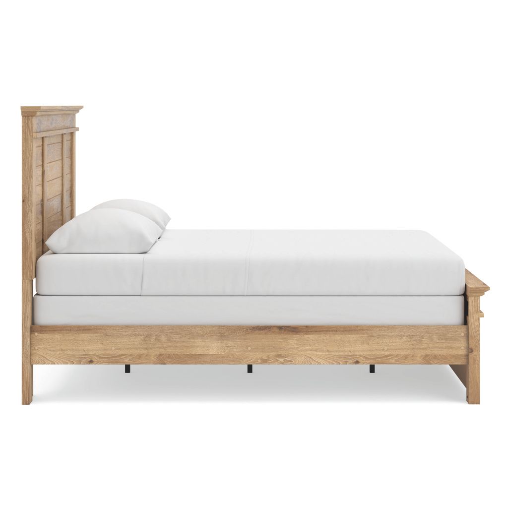 Allihauser Queen Panel Bed In Tan NCB1170B2