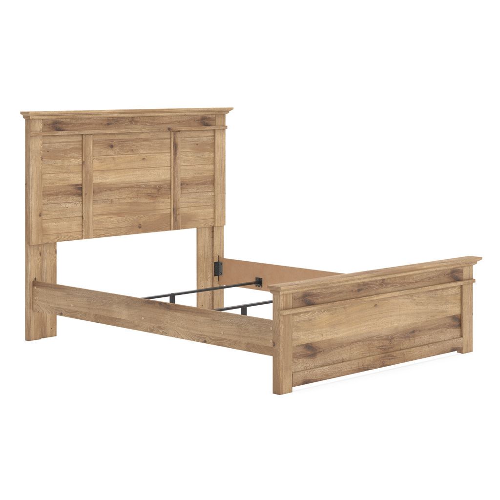 Allihauser Queen Panel Bed In Tan NCB1170B2