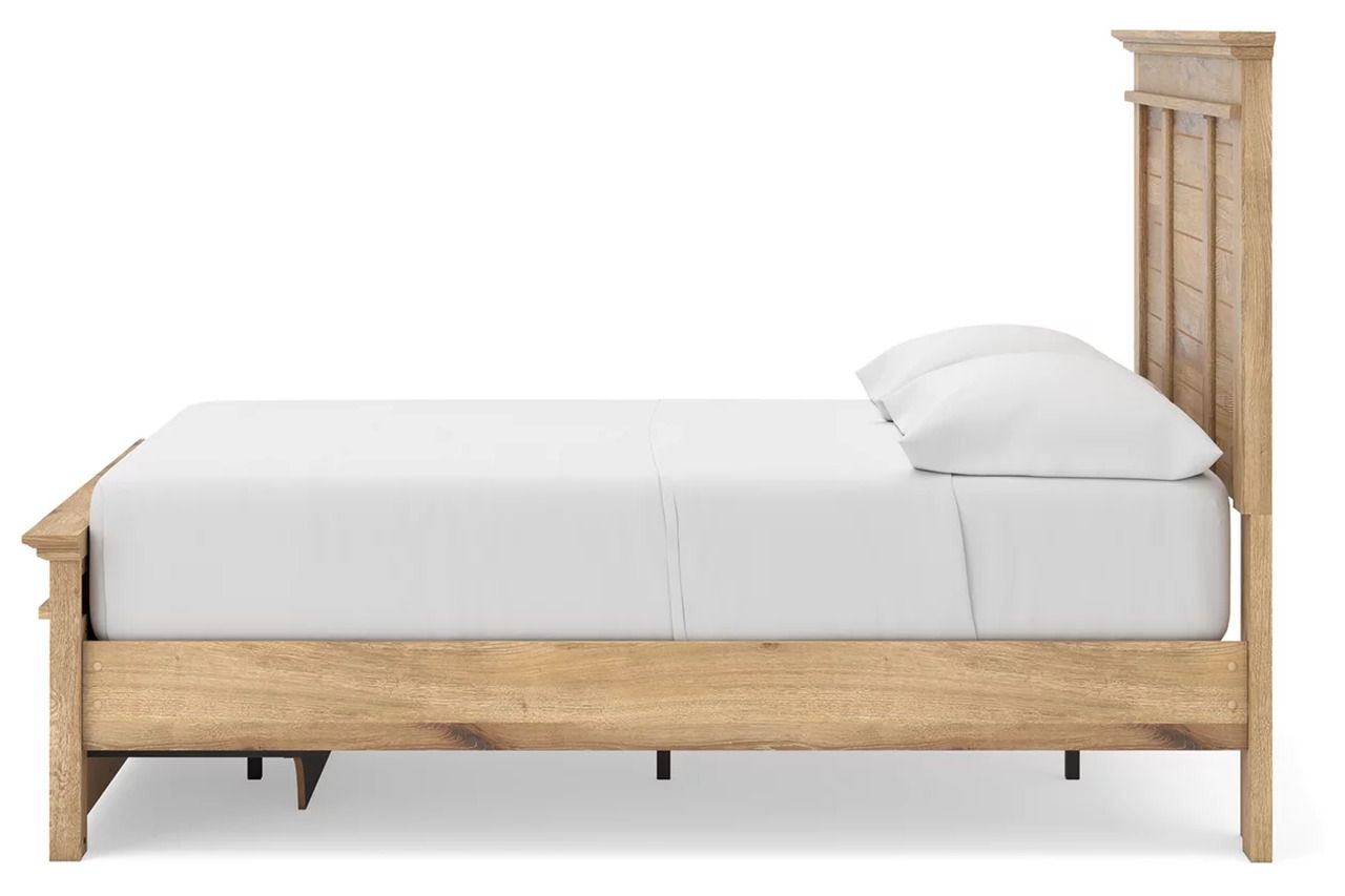 Allihauser Full Panel Storage Bed In Tan NCB1170B23