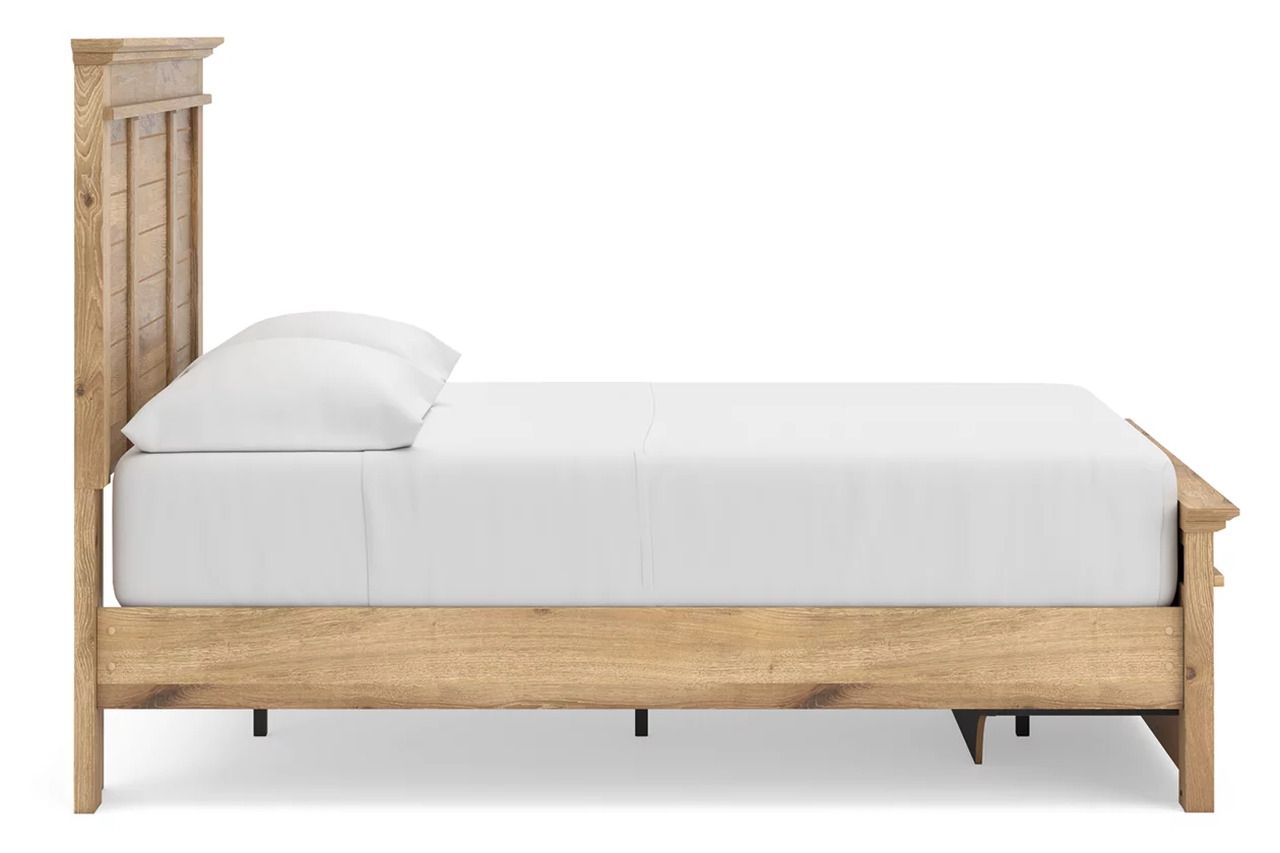 Allihauser Full Panel Storage Bed In Tan NCB1170B23