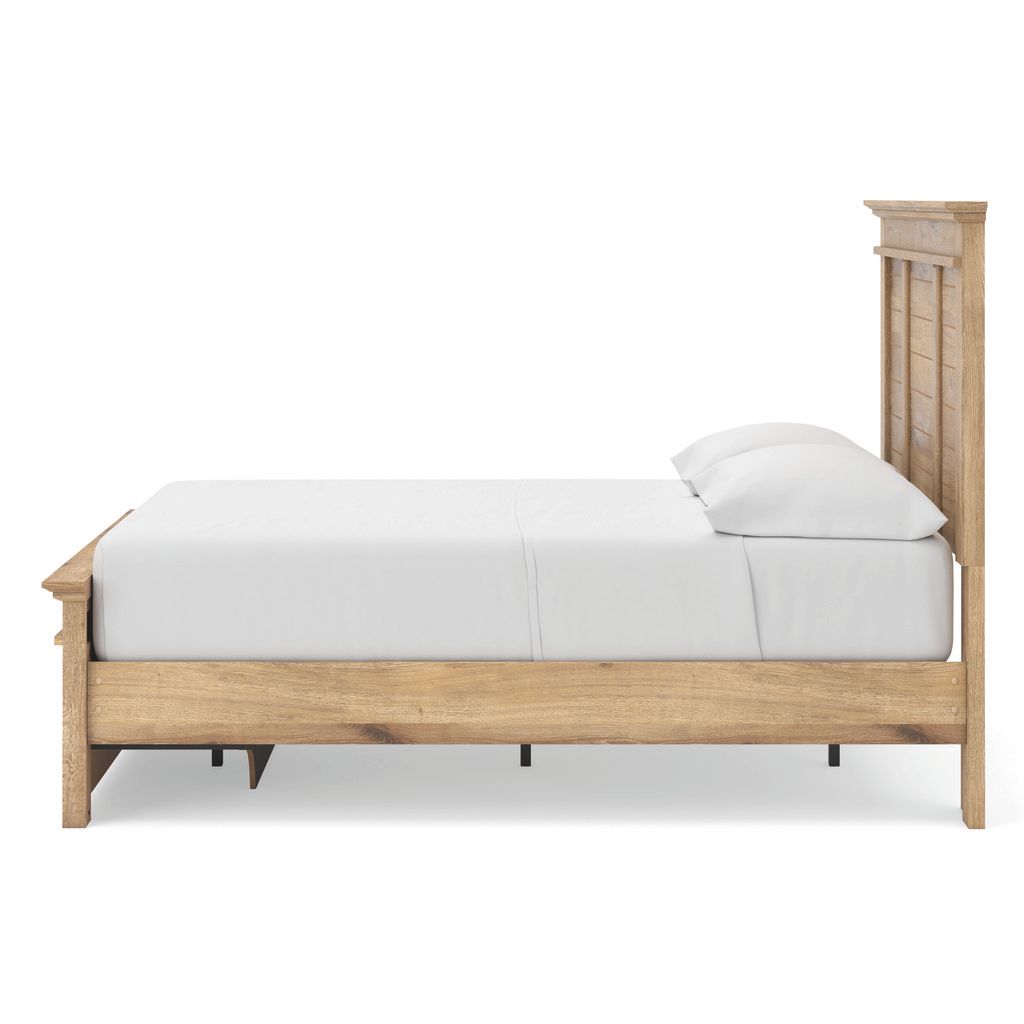Allihauser Full Panel Storage Bed In Tan NCB1170B23