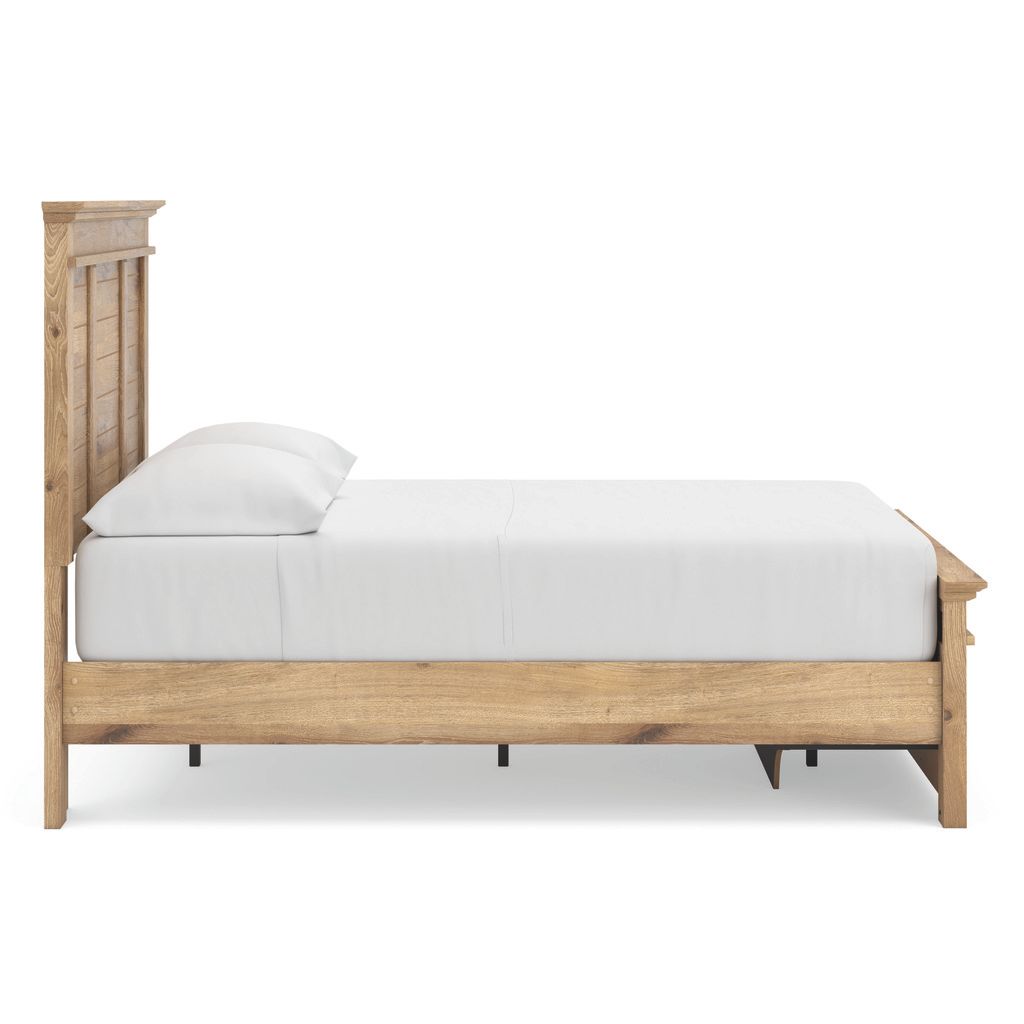 Allihauser Full Panel Storage Bed In Tan NCB1170B23