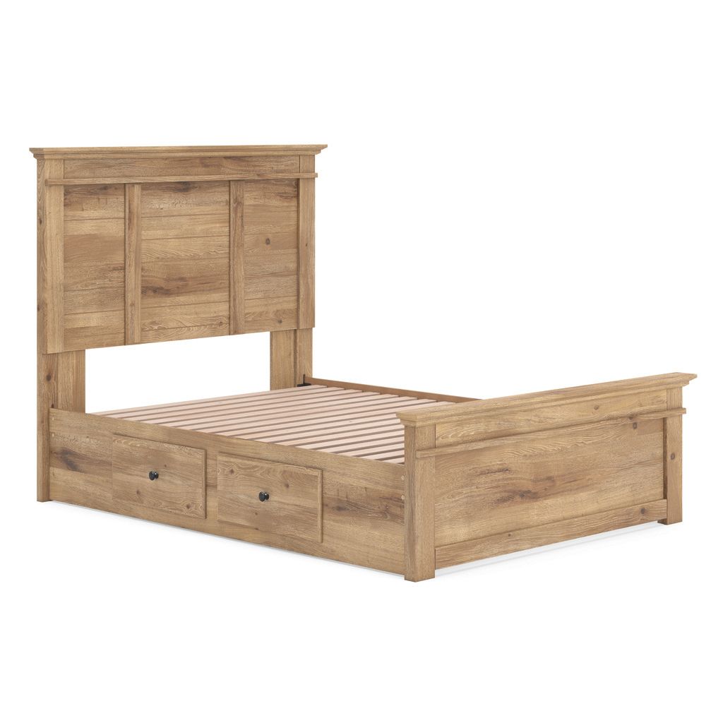 Allihauser Full Panel Storage Bed In Tan NCB1170B31