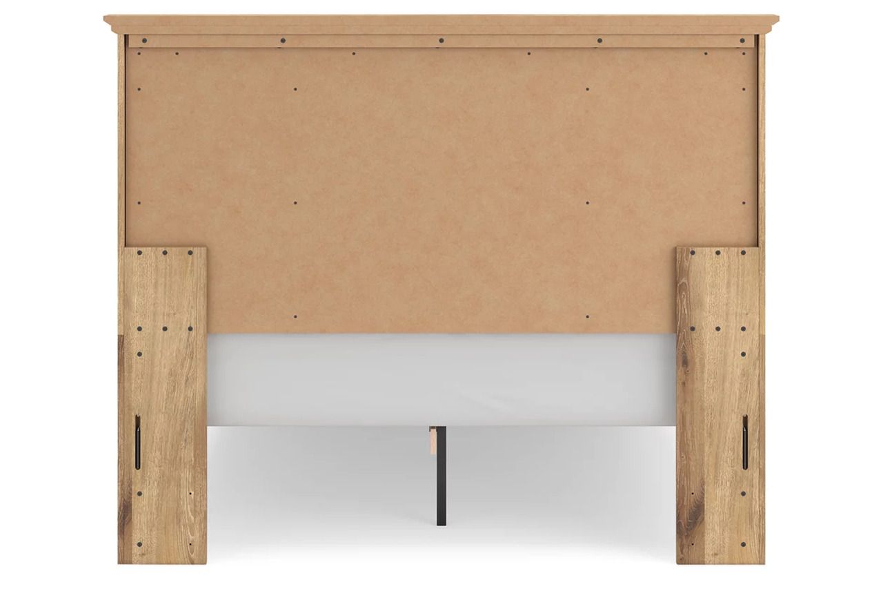 Allihauser Queen Panel Storage Bed In Tan NCB1170B4