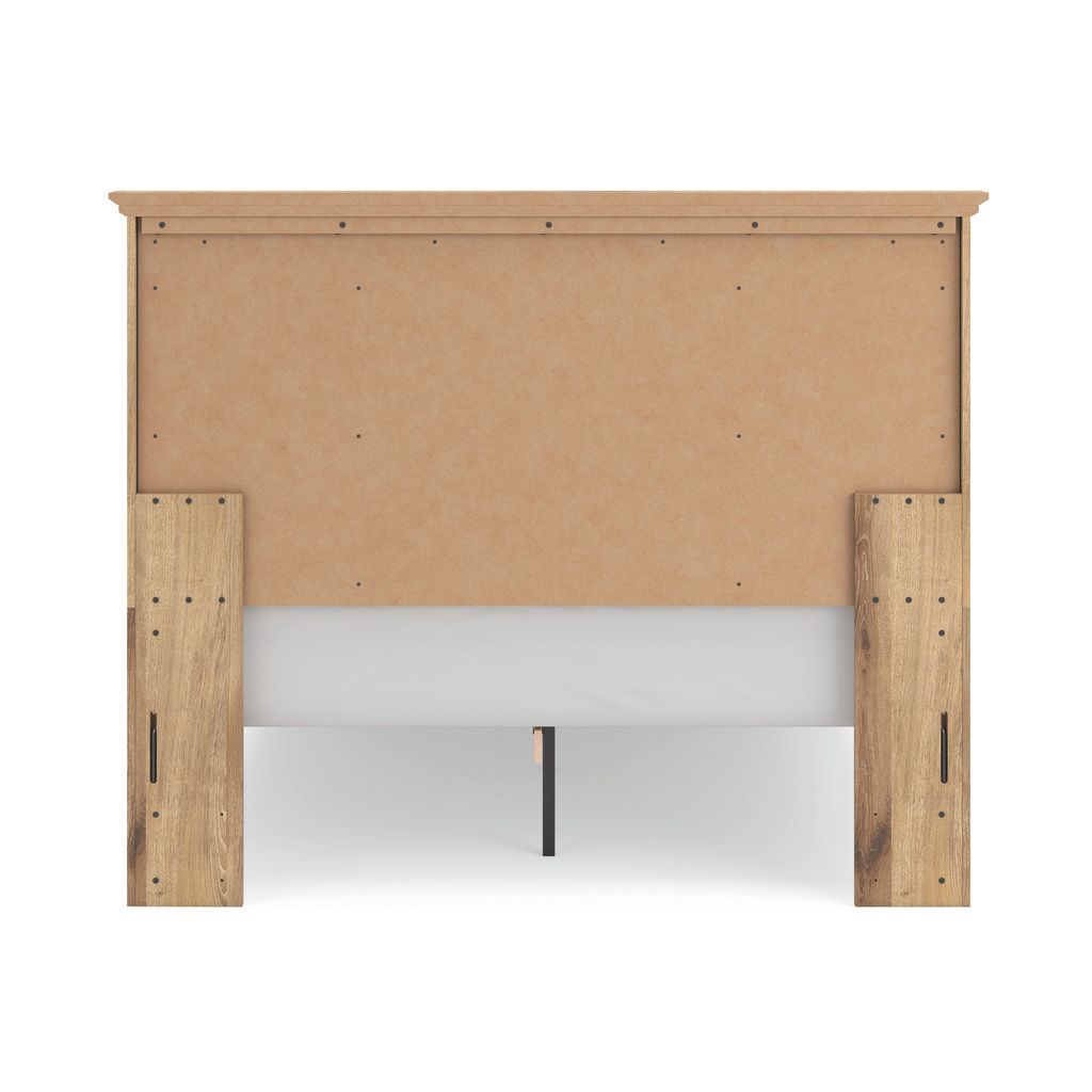 Allihauser Queen Panel Storage Bed In Tan NCB1170B4