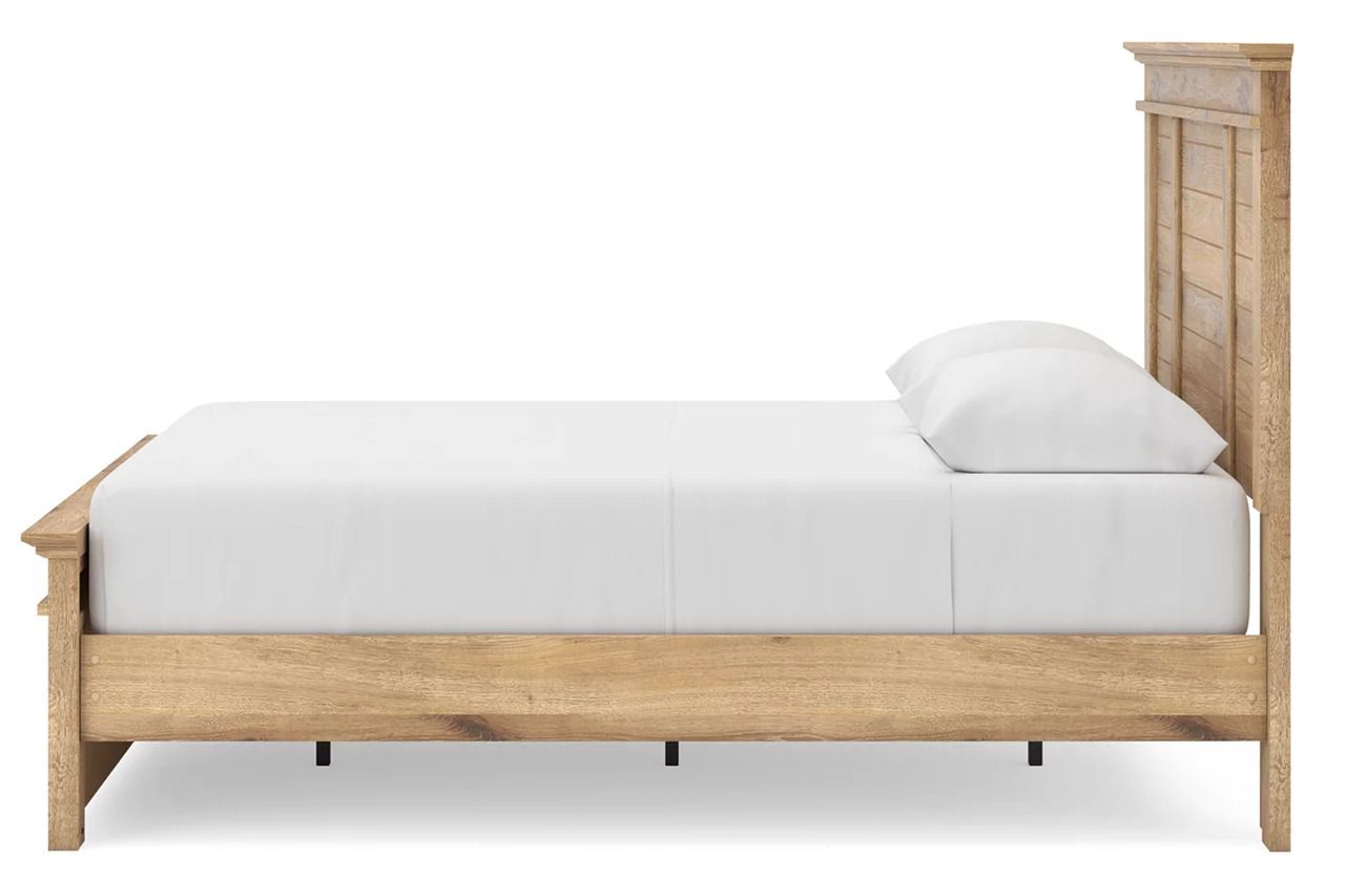 Allihauser Queen Panel Storage Bed In Tan NCB1170B6