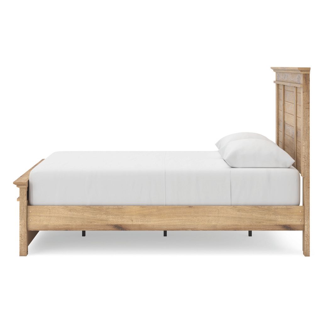 Allihauser Queen Panel Storage Bed In Tan NCB1170B6