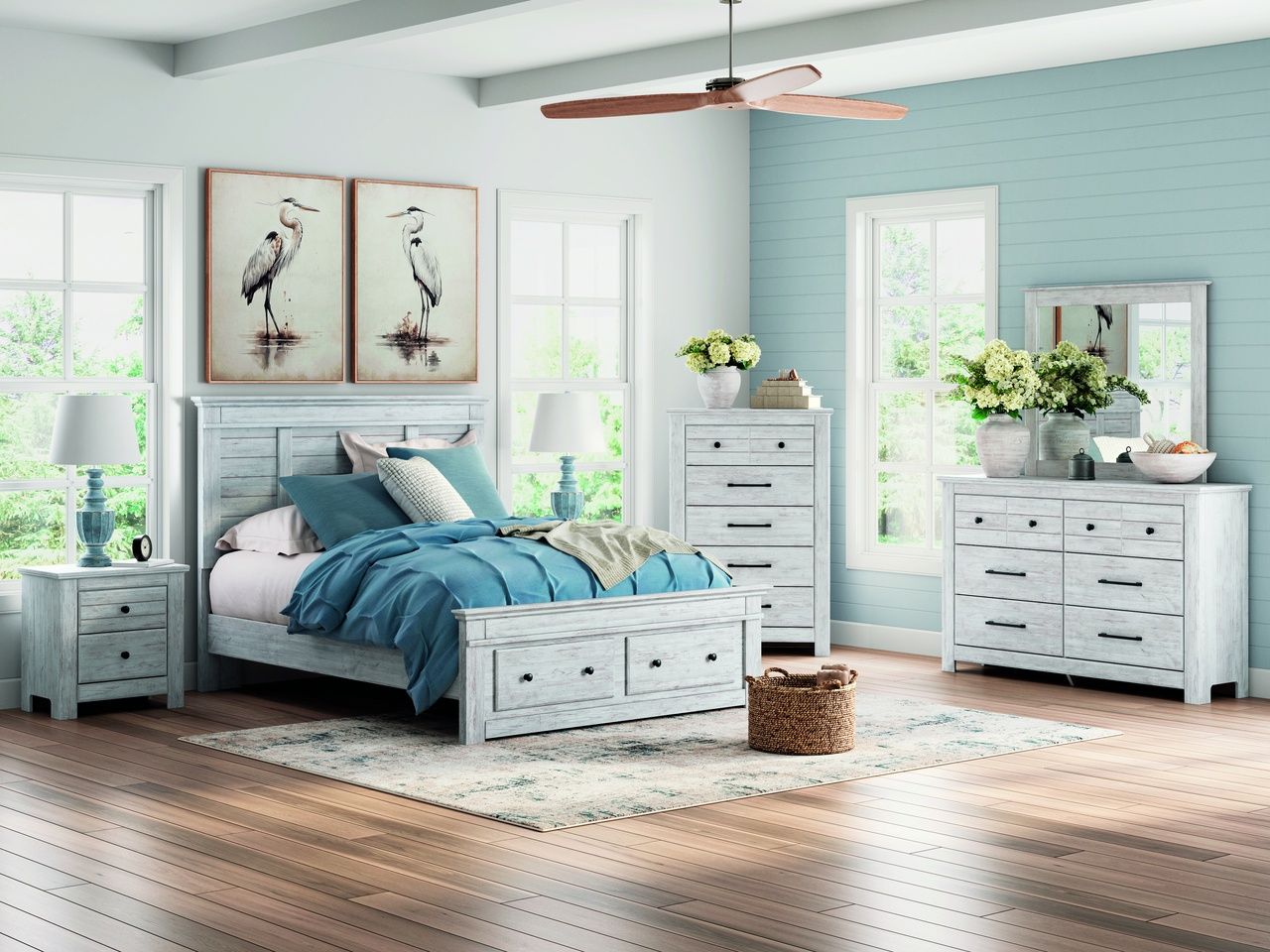 Allihauser Dresser In White Wash NCB117131