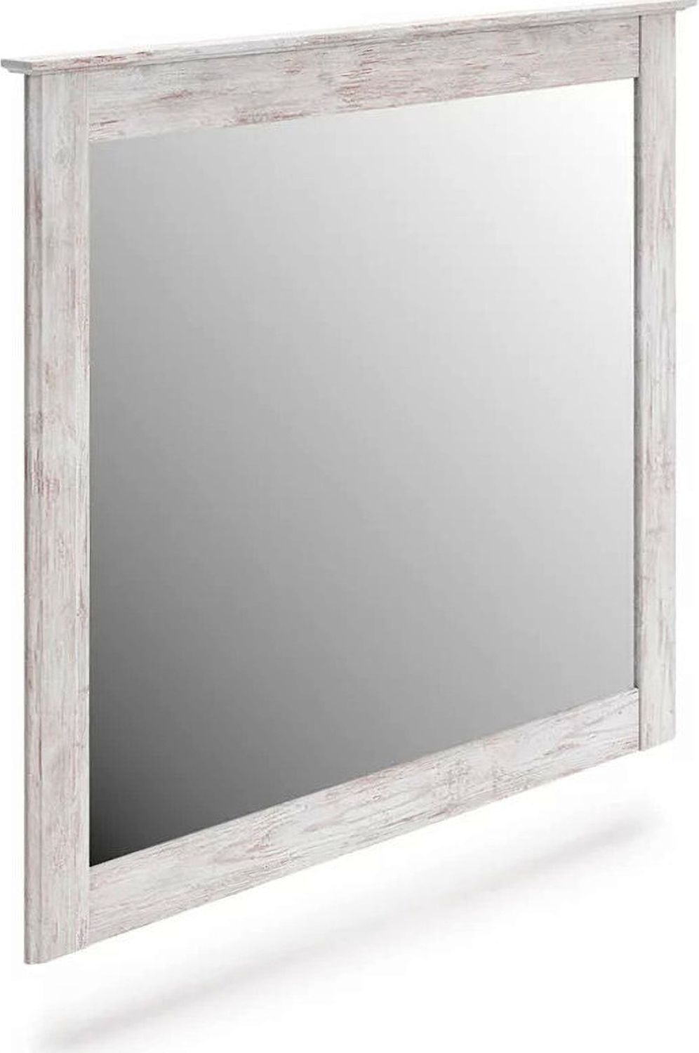 Allihauser Bedroom Mirror In White Wash NCB117136