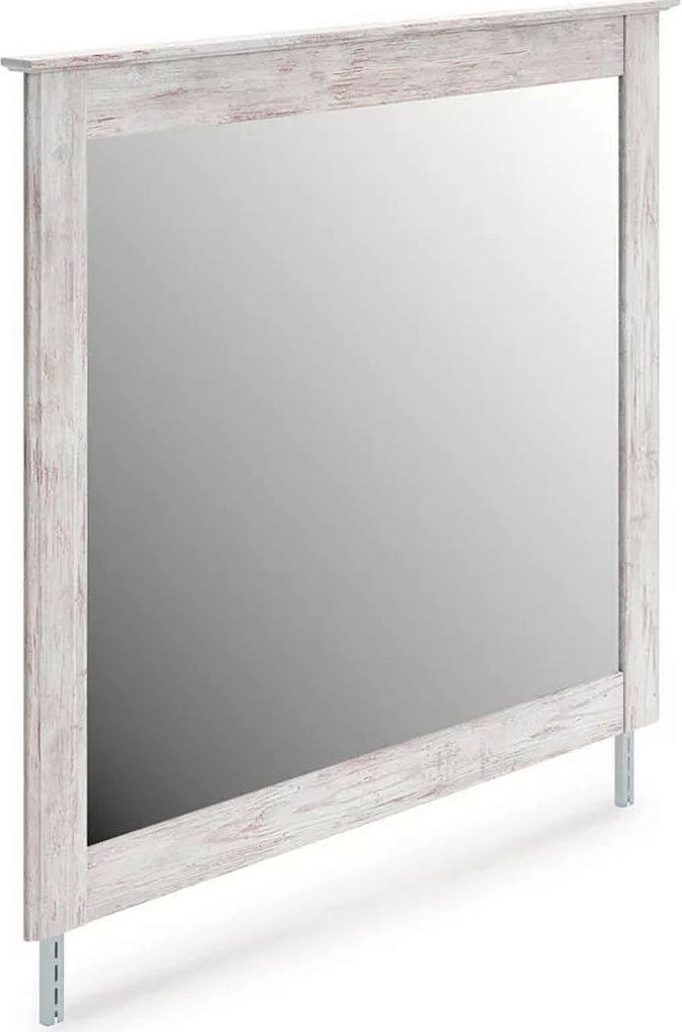 Allihauser Bedroom Mirror In White Wash NCB117136