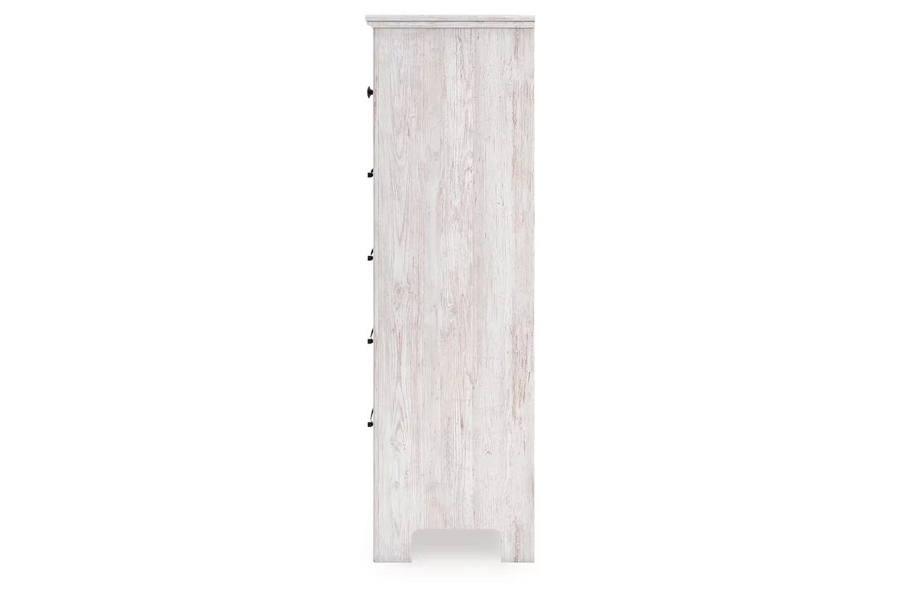 Allihauser Chest of Drawers In White Wash NCB117146