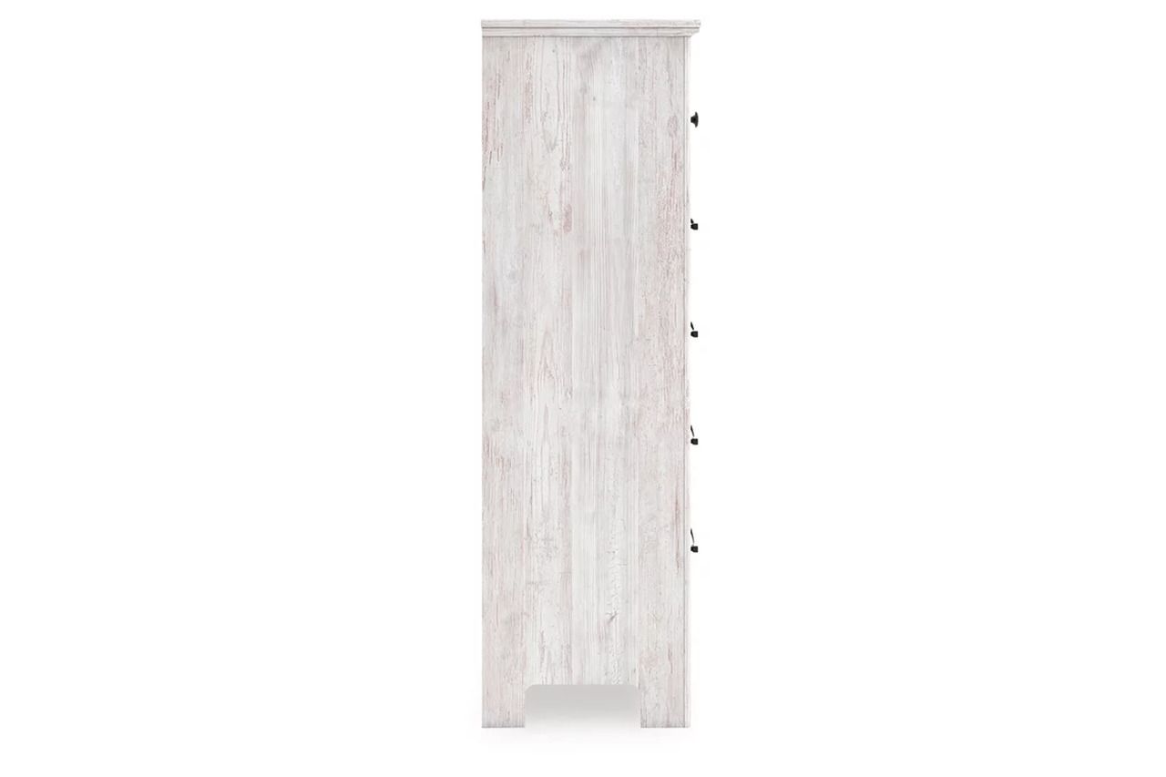 Allihauser Chest of Drawers In White Wash NCB117146
