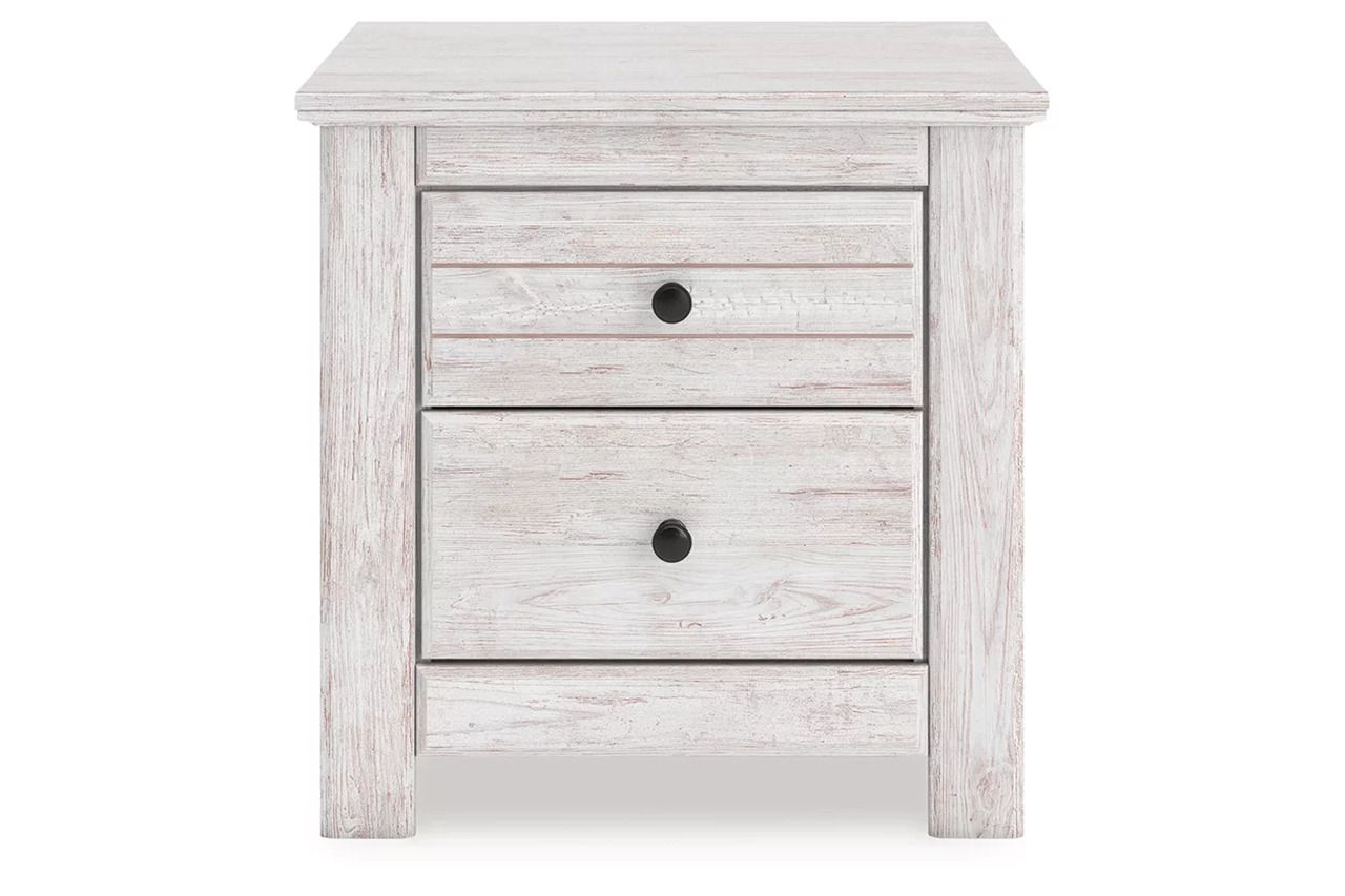 Allihauser Nightstand In White Wash NCB117192