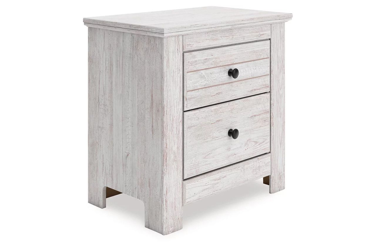 Allihauser Nightstand In White Wash NCB117192