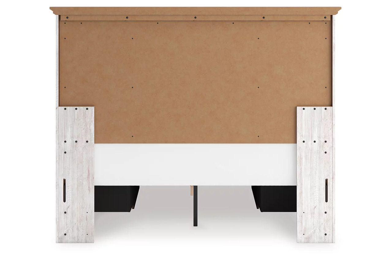 Allihauser Queen Panel Storage Bed In White Wash NCB1171B10