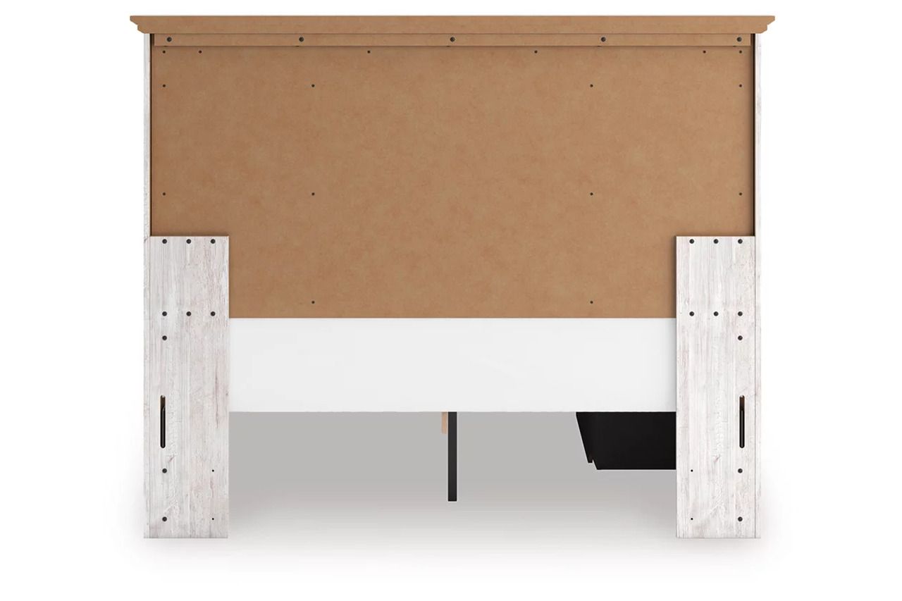 Allihauser Queen Panel Storage Bed In White Wash NCB1171B16