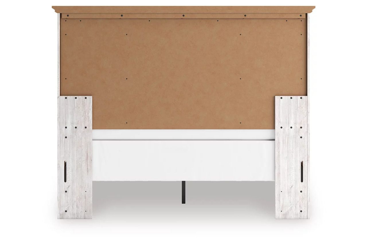 Allihauser Queen Panel Bed In White Wash NCB1171B2