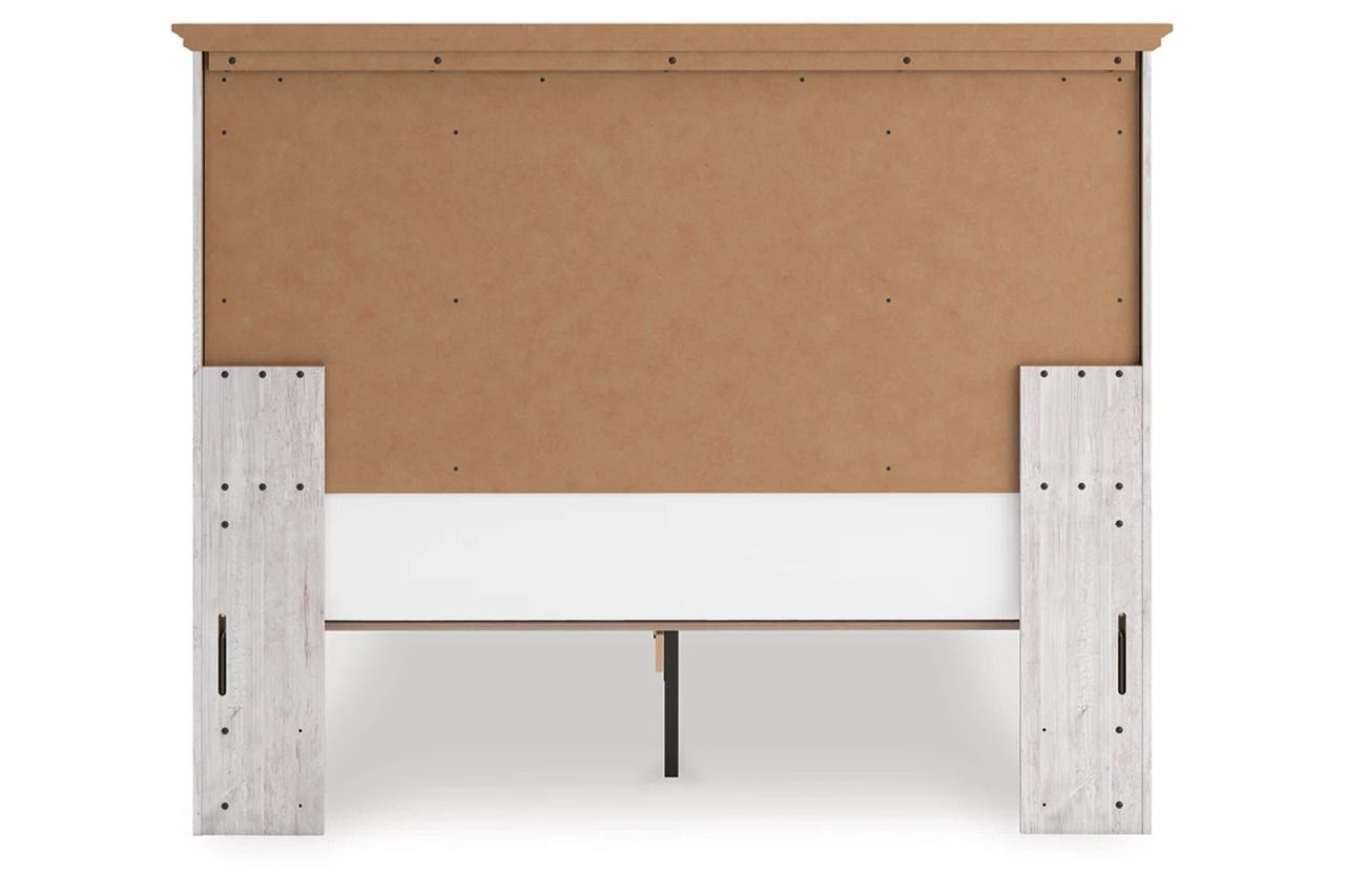 Allihauser Queen Panel Storage Bed In White Wash NCB1171B4